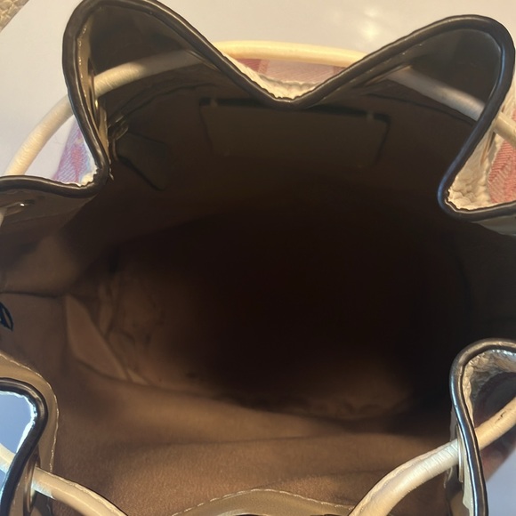 Pink and Ivory Coach Handbag - Picture 3 of 7